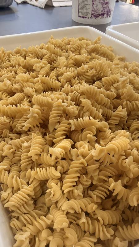 Fideos fusilli